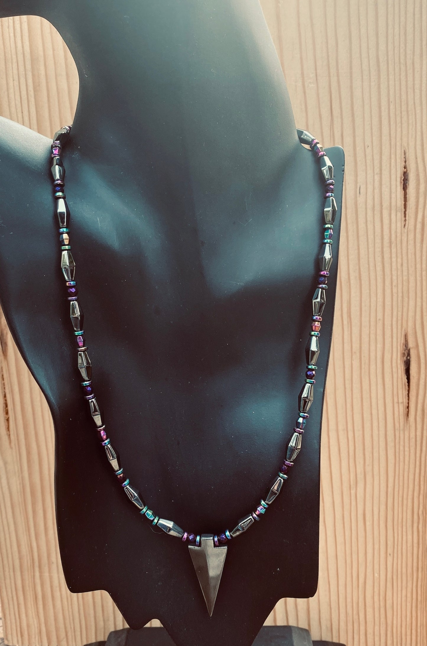 Arrowhead Hematite Necklace